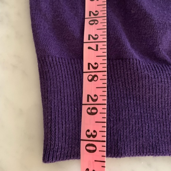 Moschino Fall 2015 Loony Tunes Foghorn Leghorn purple wool sweater dress size S - Picture 7 of 11